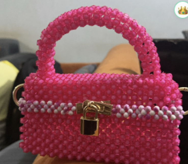 Sac Rose pearl